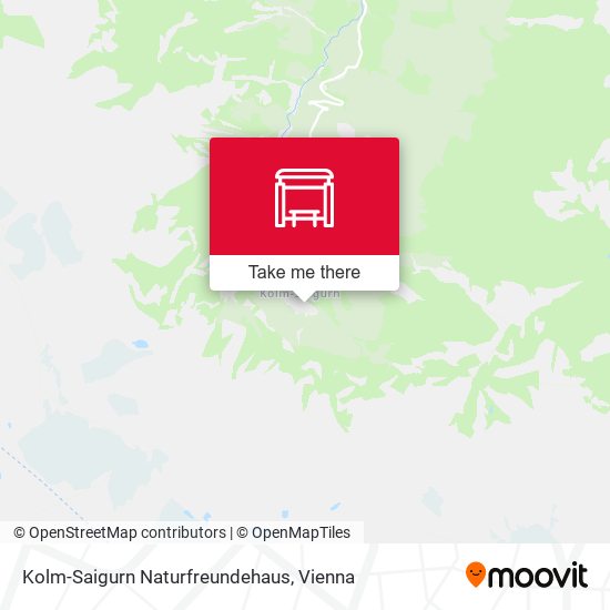 Kolm-Saigurn Naturfreundehaus map