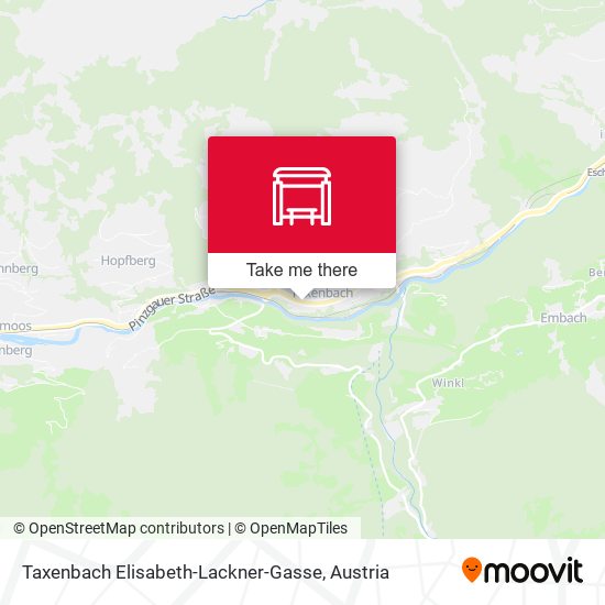 Taxenbach Elisabeth-Lackner-Gasse map
