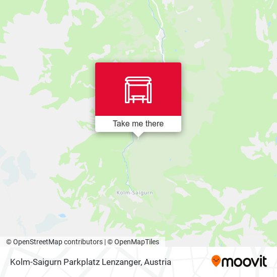 Kolm-Saigurn Parkplatz Lenzanger map