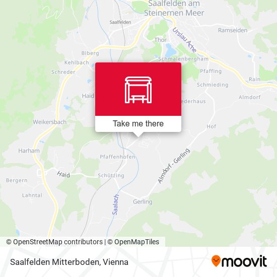 Saalfelden Mitterboden map