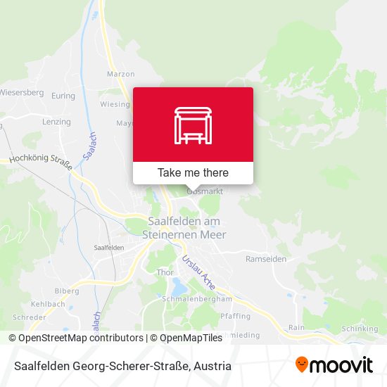 Saalfelden Georg-Scherer-Straße map