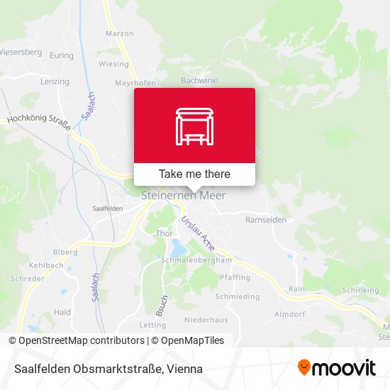 Saalfelden Obsmarktstraße map