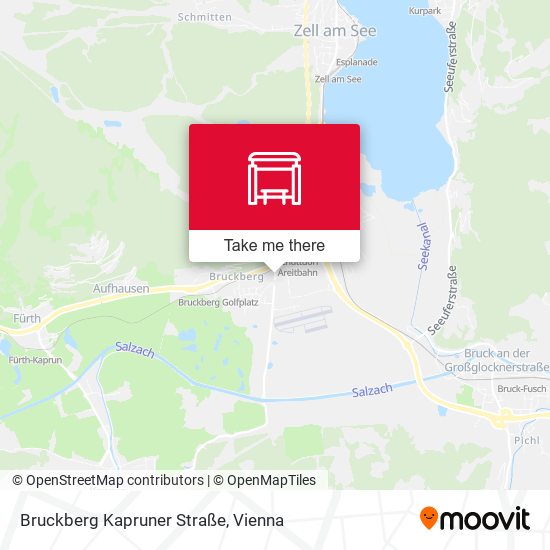 Bruckberg Kapruner Straße map