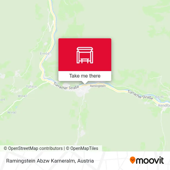 Ramingstein Abzw Karneralm map