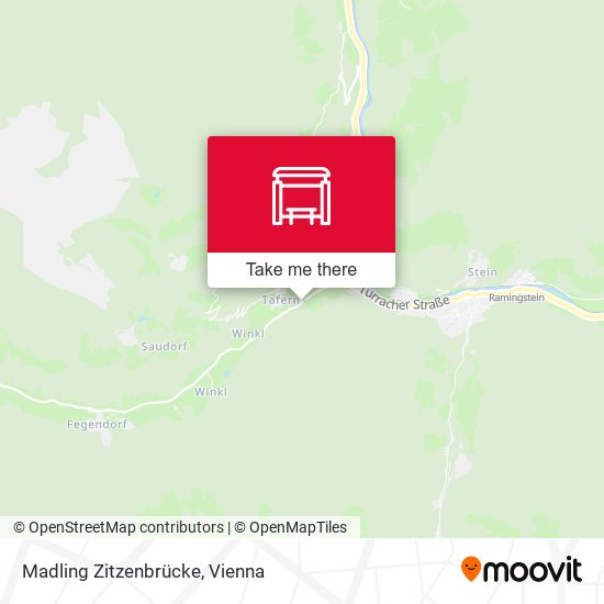 Madling Zitzenbrücke map