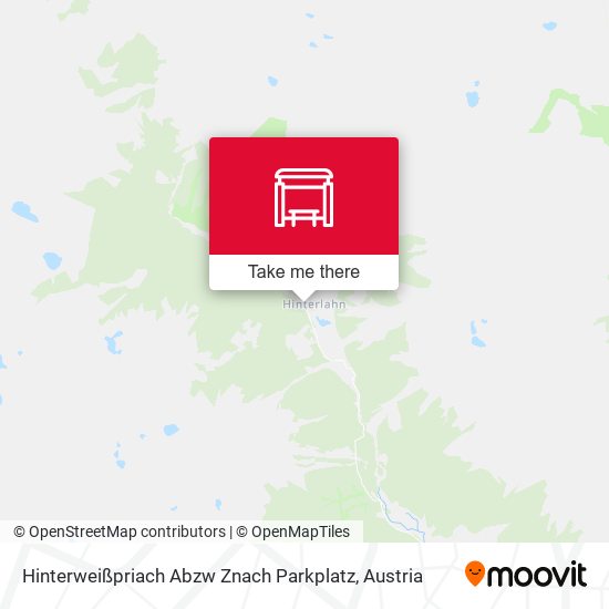 Hinterweißpriach Abzw Znach Parkplatz map