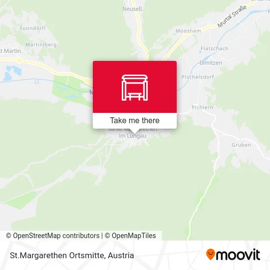 St.Margarethen Ortsmitte map