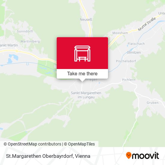 St.Margarethen Oberbayrdorf map