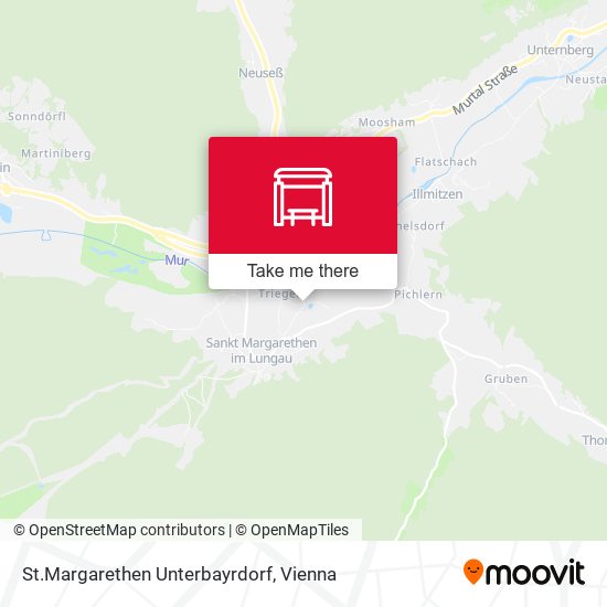 St.Margarethen Unterbayrdorf map