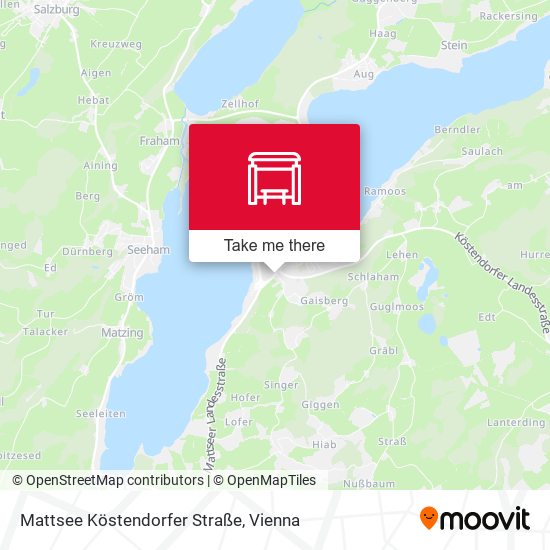 Mattsee Köstendorfer Straße map