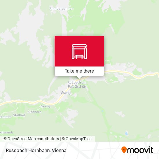 Russbach Hornbahn map