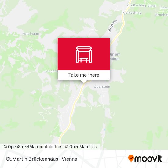 St.Martin Brückenhäusl map