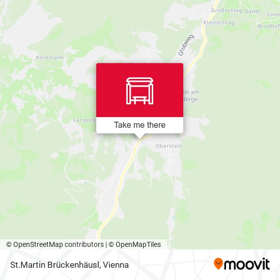 St.Martin Brückenhäusl map