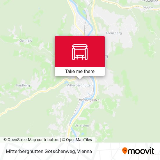 Mitterberghütten Götschenweg map