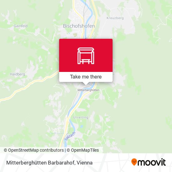 Mitterberghütten Barbarahof map