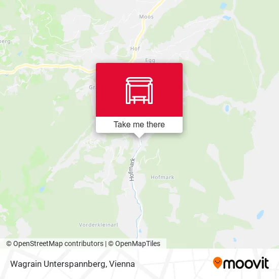 Wagrain Unterspannberg map