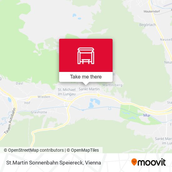 St.Martin Sonnenbahn Speiereck map