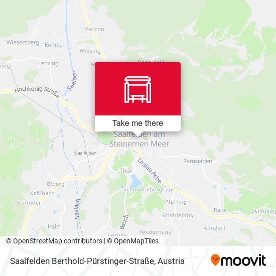 Saalfelden Berthold-Pürstinger-Straße map
