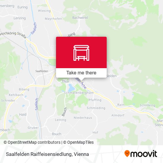 Saalfelden Raiffeisensiedlung map