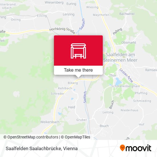 Saalfelden Saalachbrücke map