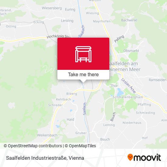 Saalfelden Industriestraße map
