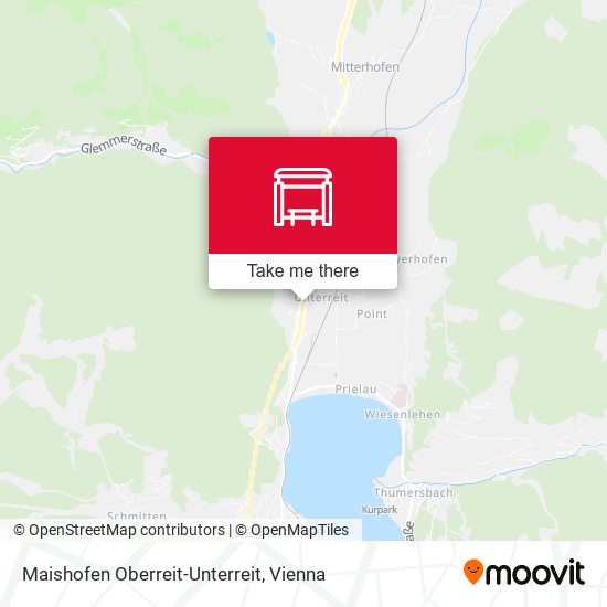 Maishofen Oberreit-Unterreit map