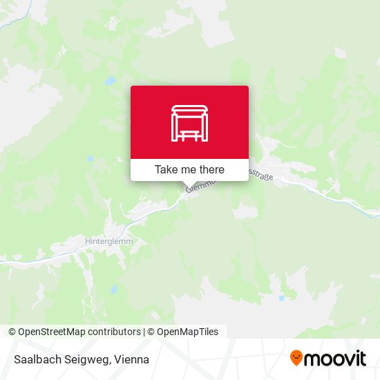 Saalbach Seigweg map