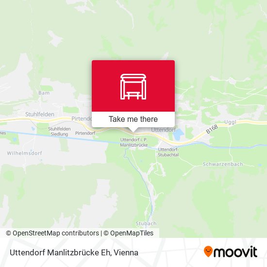 Uttendorf Manlitzbrücke Eh map