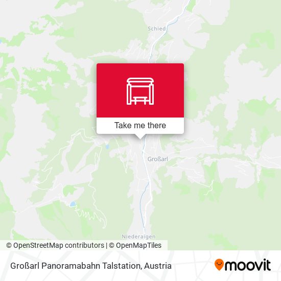 Großarl Panoramabahn Talstation map
