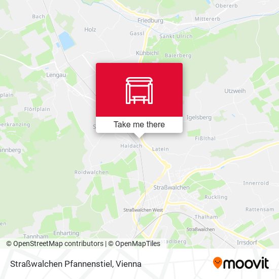 Straßwalchen Pfannenstiel map