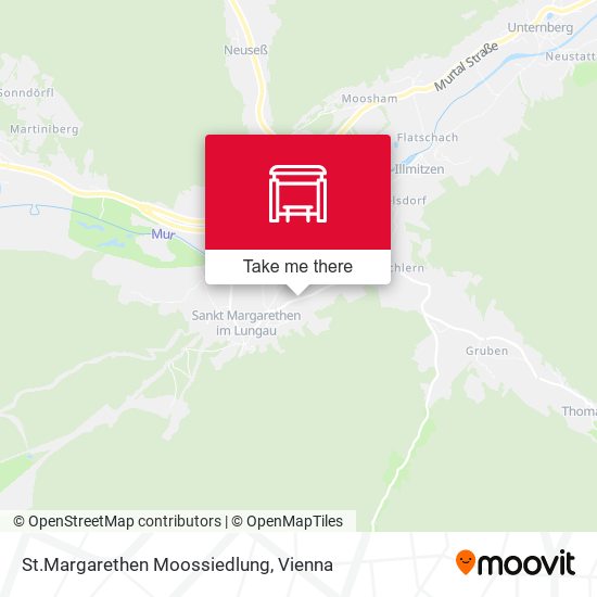 St.Margarethen Moossiedlung map