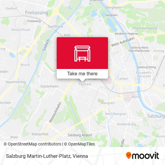 Salzburg Martin-Luther-Platz map