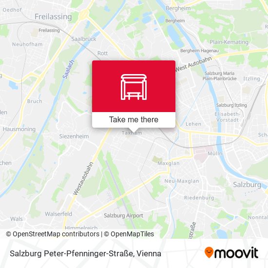 Salzburg Peter-Pfenninger-Straße map