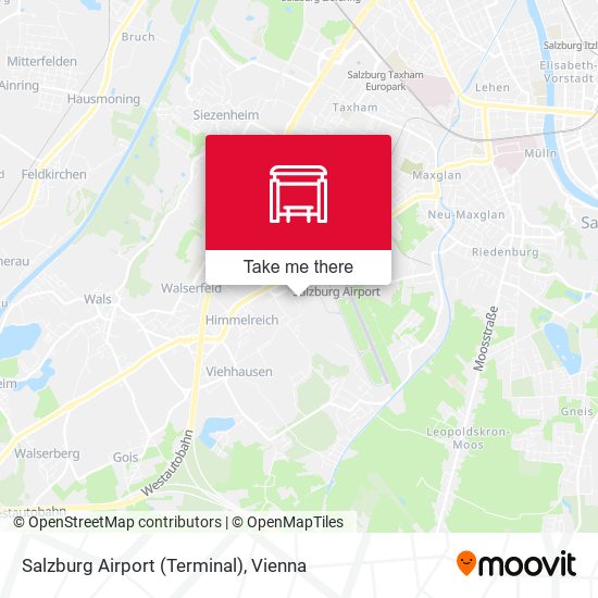 Salzburg Airport (Terminal) map