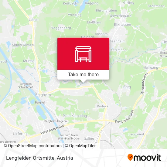 Lengfelden Ortsmitte map