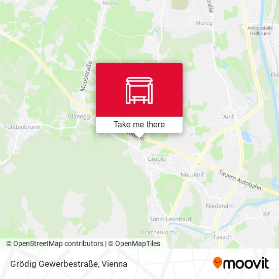 Grödig Gewerbestraße map