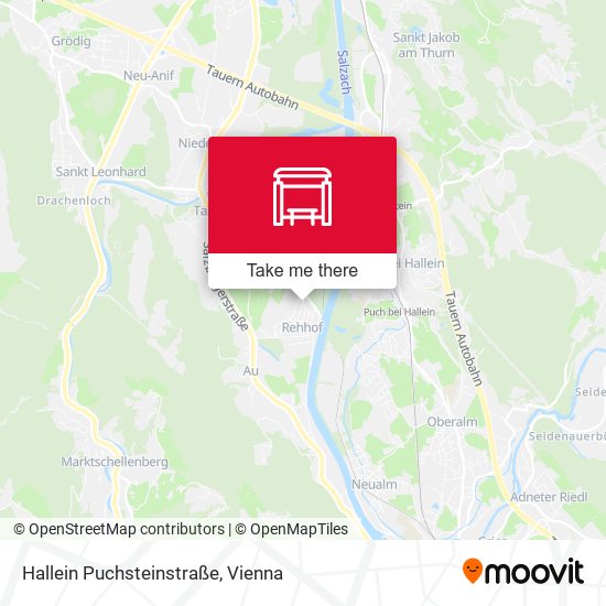 Hallein Puchsteinstraße map