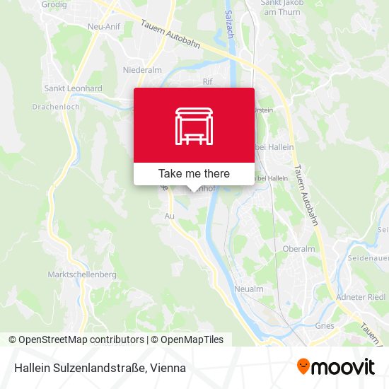 Hallein Sulzenlandstraße map