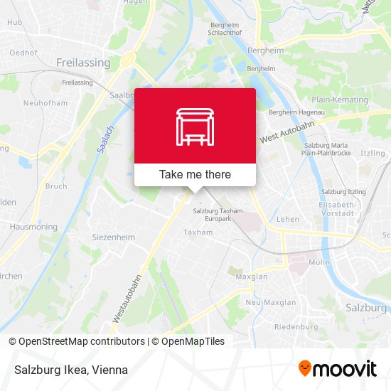 Salzburg Ikea map