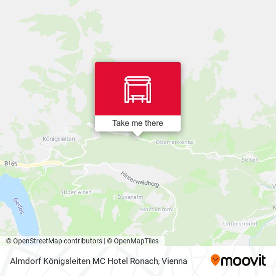 Almdorf Königsleiten MC Hotel Ronach map