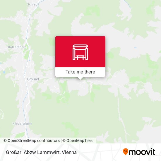 Großarl Abzw Lammwirt map