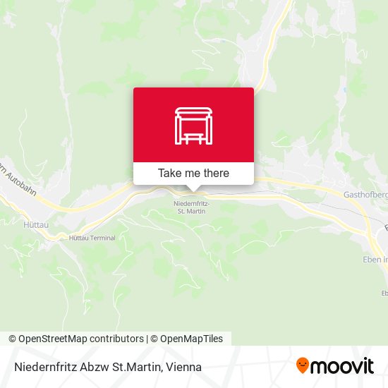 Niedernfritz Abzw St.Martin map