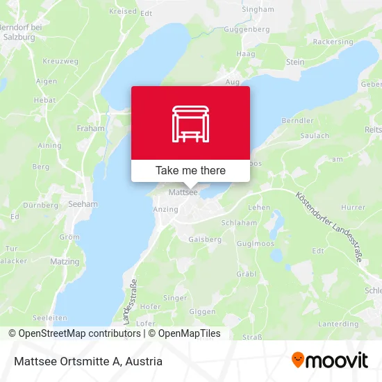 Mattsee Ortsmitte A map