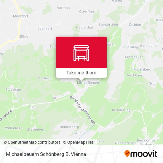 Michaelbeuern Schönberg B map