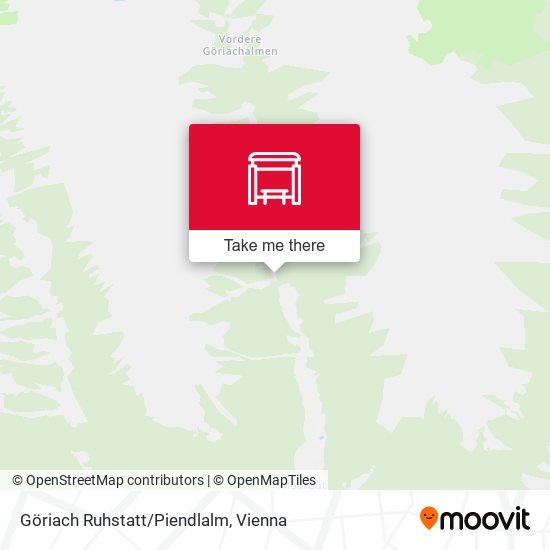 Göriach Ruhstatt/Piendlalm map