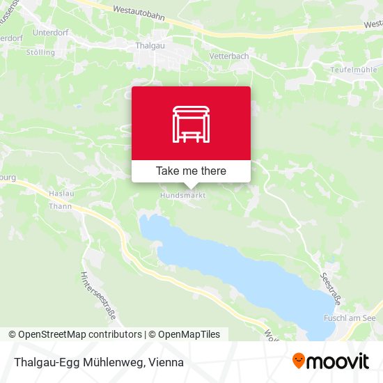 Thalgau-Egg Mühlenweg map