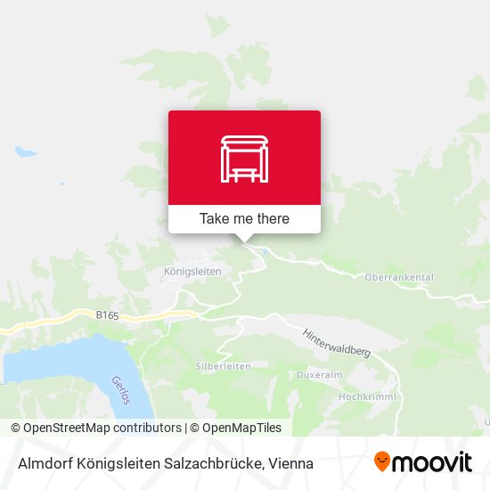 Almdorf Königsleiten Salzachbrücke map