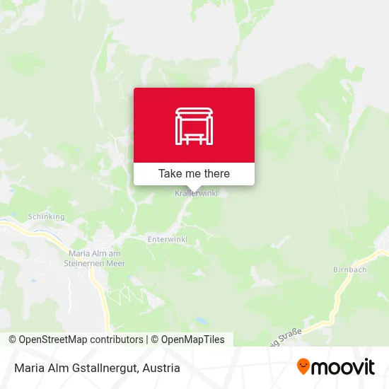 Maria Alm Gstallnergut map