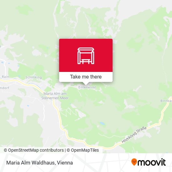 Maria Alm Waldhaus map