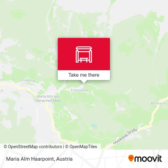 Maria Alm Haarpoint map